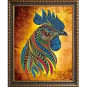 (Discontinued) Diamond painting kit Rooster - Water Force 40х50 cm AZ-3002
