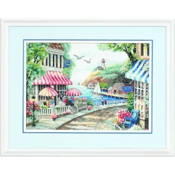 Café en bord de mer D35157