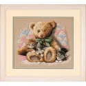 Teddy et chatons D35236