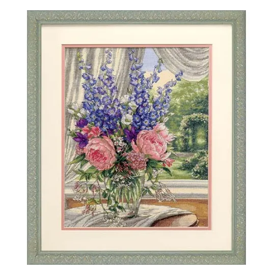 Pivoines et Delphiniums D35257