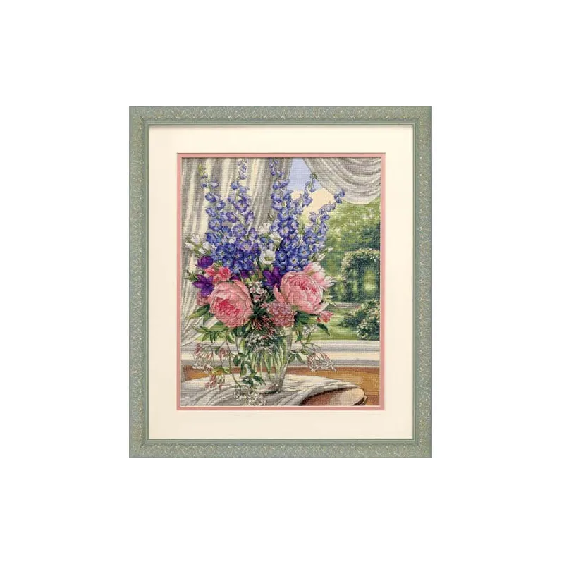 Pivoines et Delphiniums D35257