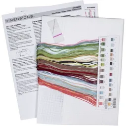 Kreuzstich-Set Vögel und Beeren 35x25 cm D70-08994