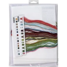 Kryželiu siuvinėjimo rinkinys Birds and Berries 35x25 cm D70-08994