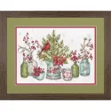 Cross stitch kit Birds and Berries 35x25 cm D70-08994