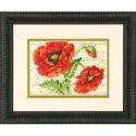 Paire de coquelicots D70-65116