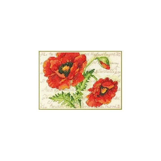 Paire de coquelicots D70-65116