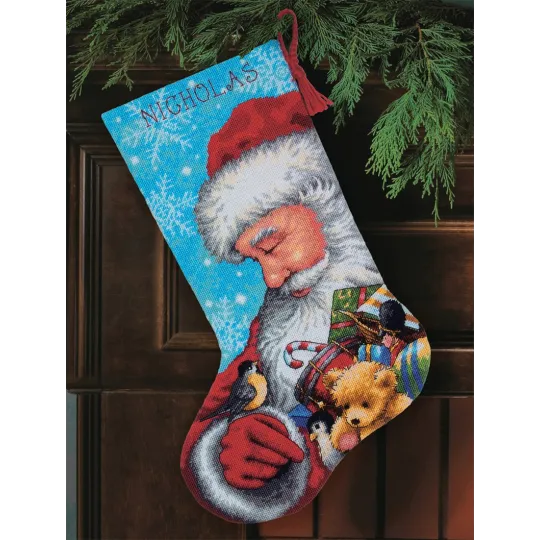 Bas de Noël de Noël Santa & Toys D71-09145