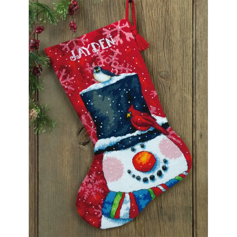 Schneemann & Freunde Weihnachtsstrumpf D71-09146