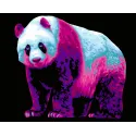 Malen-nach-Zahlen-Set. H137 Neon Panda 40*50