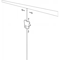 Crochet de suspension 15kg HA30501