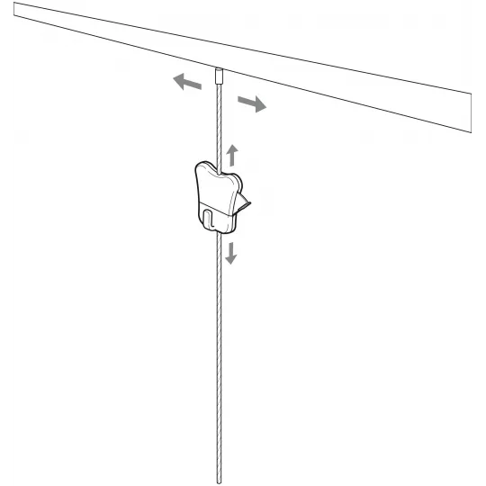 Crochet de suspension 15kg HA30501