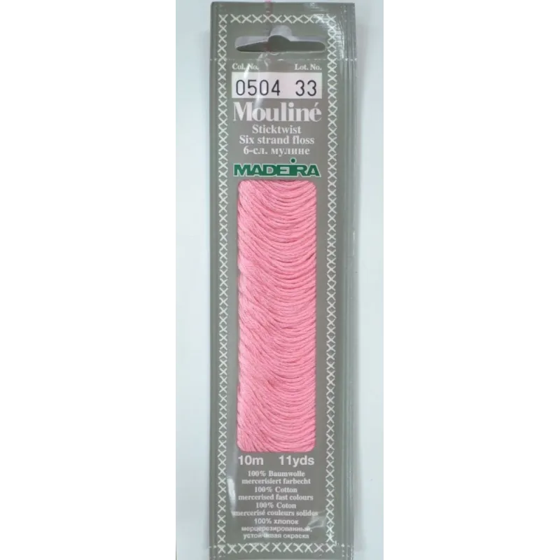 fils de coton mouliné 10m M017/0504