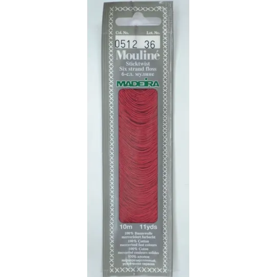 Fils à broder en coton, 10m M017/0512