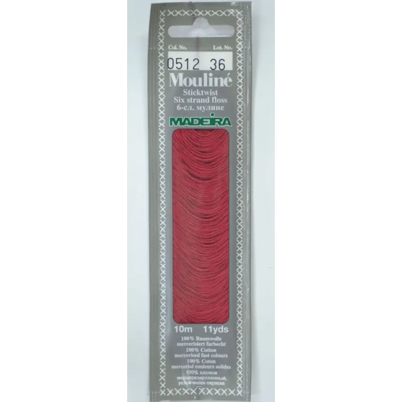 Baumwollstickgarn, 10m M017/0512