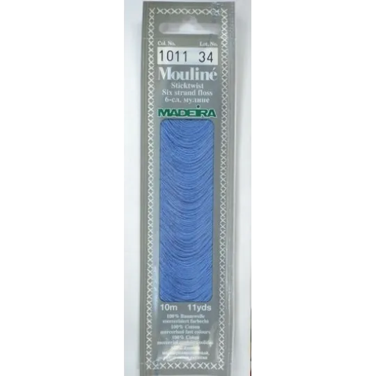 Medvilniniai siuvinėjimo siūlai, 10m M017/1011