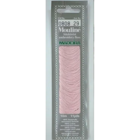 Medvilniniai siuvinėjimo siūlai, 10m M017/0808