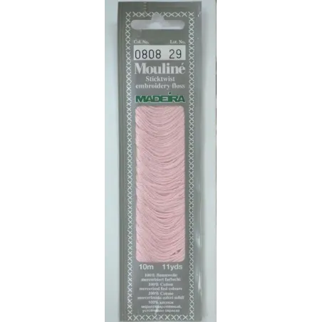 Medvilniniai siuvinėjimo siūlai, 10m M017/0808