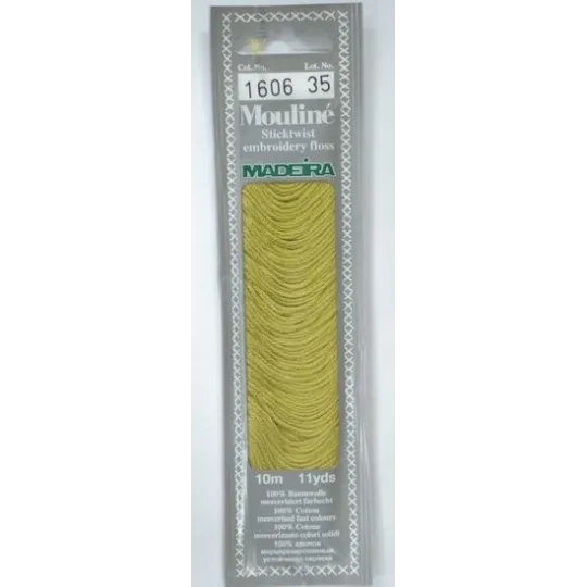 Medvilniniai siuvinėjimo siūlai, 10m M017/1606