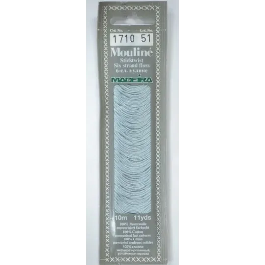 Medvilniniai siuvinėjimo siūlai, 10m M017/1710