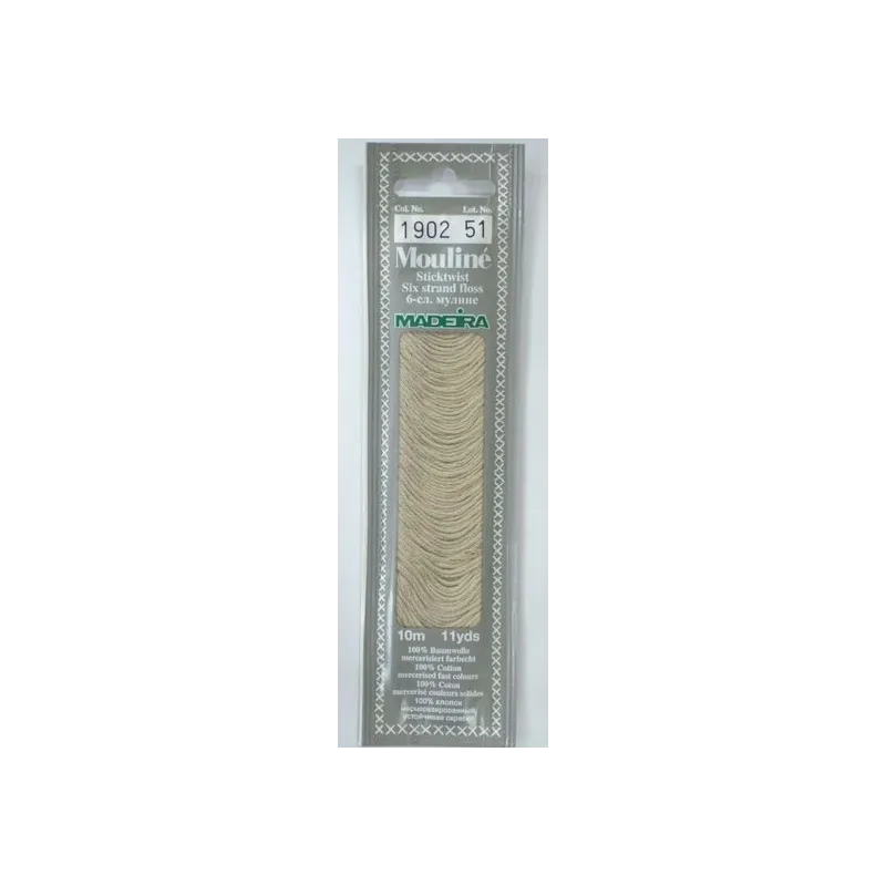 Fils moulinés en coton 10m M017/1902