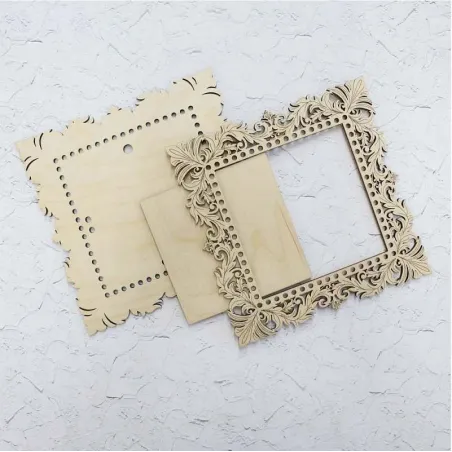 Sale Square openwork frame large OR-027