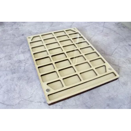 Organiser for beads "Straight" (with lid) OR-184