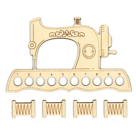 Organiseur de machine à coudre Mouline + 4 bobines OR-037