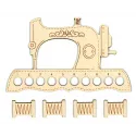 Органайзер «Швейная машинка» + 4 бобины для ниток OR-037