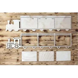 Dreifachrahmen "Dampflokomotive" OR-054