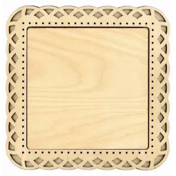Petit cadre 11 x11 cm "Tissage" OR-204