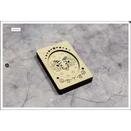 Étui à aiguilles en bois "Ram" OR-217