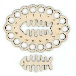 Mouline Organiser Žuvis + 1 Ritė OR-056