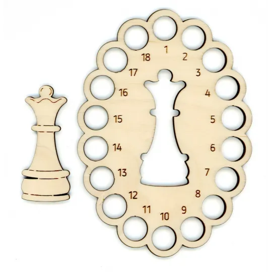 Mouline Organiser Chess Queen + 1 Bobine OR-058