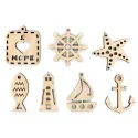 Ensemble de décoration de broderie Sea (7 pcs) OR-098