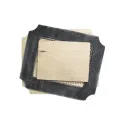 SOLDE Cadre rectangle gris-bleu grand OR-256