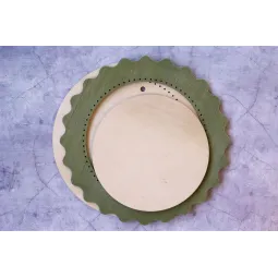 Cadre VENTE cercle vert grand OR-259