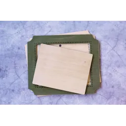 SALE Rahmen grün Rechteck groß OR-262