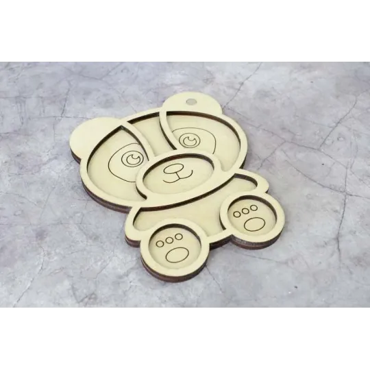 Organisateur pour perles "Ours" (sans couvercle) OR-172