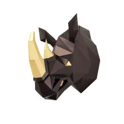 3D КОНСТРУКТОР WIZARDI НОСОРОГ РОК ЧЕРНАЯ МЕДЬ PP-1TNSR-2CG