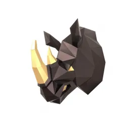 3D КОНСТРУКТОР WIZARDI НОСОРОГ РОК ЧЕРНАЯ МЕДЬ PP-1TNSR-2CG