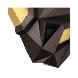 WIZARDI 3D-Modell Nashorn schwarz Kupfer PP-1NSR-2CG