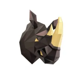 Modèle 3D WIZARDI rhinocéros noir cooper PP-1NSR-2CG