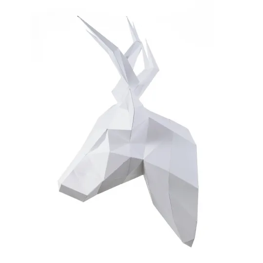 Wizardi 3D Papercraft Kit Deer PP-1OLP-WHT