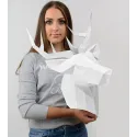 Wizardi 3D Papercraft Kit Deer PP-1OLP-WHT