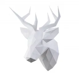 Wizardi 3D popieriaus modelio rinkinys Deer PP-1OLP-WHT