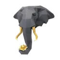 Wizardi Kit Papercraft 3D Éléphant et Lotus PP-1SLL-2GG