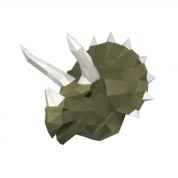 Wizardi 3D popieriaus modelio rinkinys Dinosaur Tops Wasabi PP-1TPS-2WS