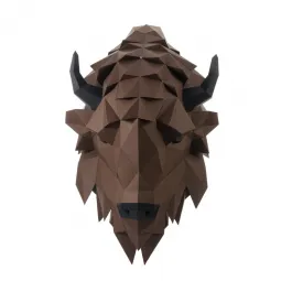 Wizardi 3D Papierbausatz Zubr PP-1ZUV-2BB