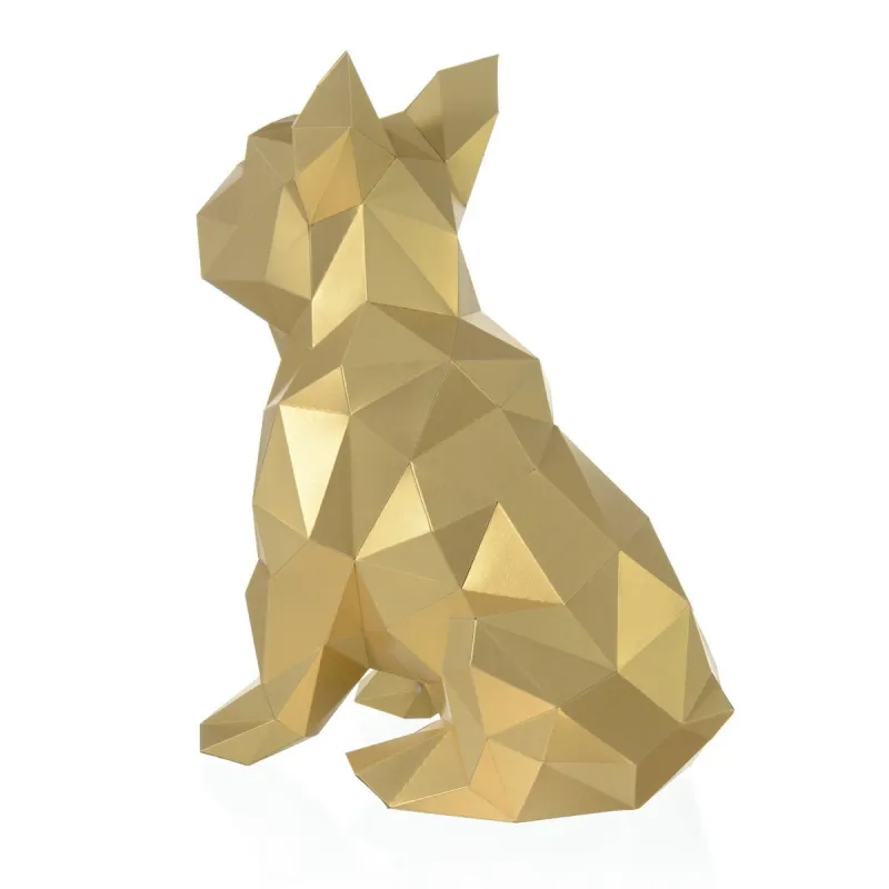 Wizardi 3D Papercraft Kit Bulldogge PP-2BJU-GLD