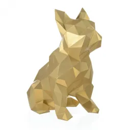 Wizardi 3D popieriaus maketo rinkinys Bulldog PP-2BJU-GLD